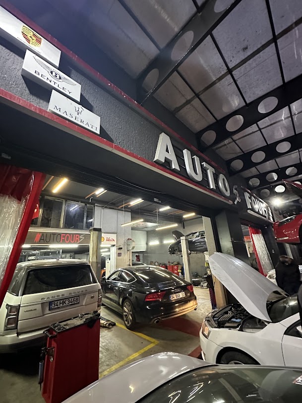 Auto Fours Maslak gerçek servis ve atölye alanı